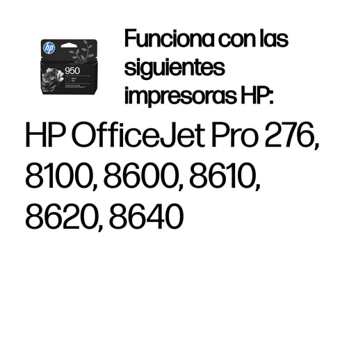 EAN 0886111615148 - HP 950 Black Original Ink Cartridge cartucho de tinta 1 pieza(s) Rendimiento estándar imagen 2