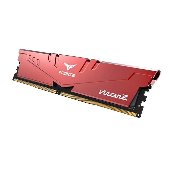 Memoria Ram Teamgroup T-Force Vulcan Z Rojo 16gb Kit 2x8gb Ddr4 3200 Tlzrd416g3200hc16fdc01