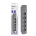 EAN 5901878502755 - Qoltec 50275 base múltiple 1,8 m 5 salidas AC Interior Gris imagen 1