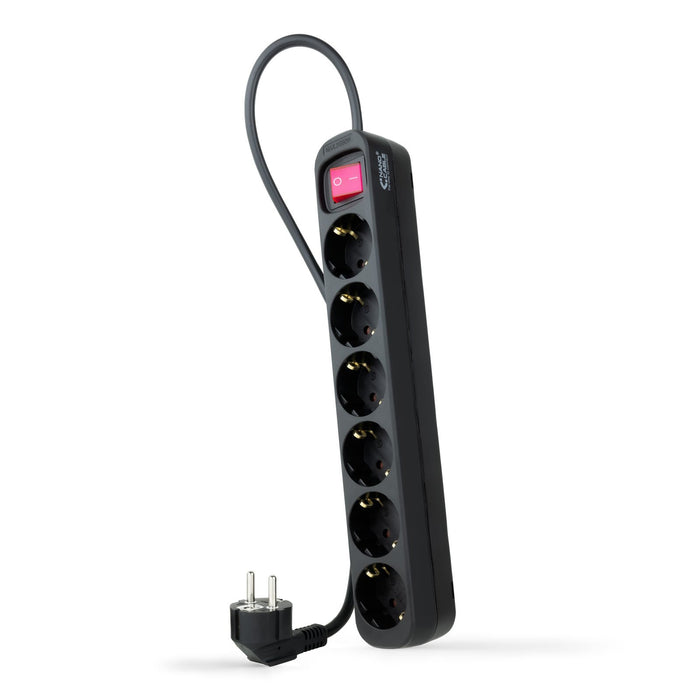 EAN 8433281010192 - Nanocable 10.37.0006-BK base múltiple 1,4 m 6 salidas AC Interior Negro imagen 1