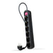 EAN 8433281010192 - Nanocable 10.37.0006-BK base múltiple 1,4 m 6 salidas AC Interior Negro imagen 1
