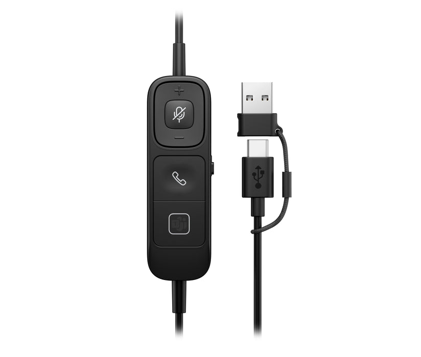 EAN 0199251821813 - HP Poly Mission 815 Monaural USB Wired Headset Negro imagen 17