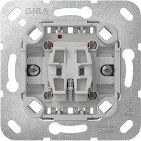 EAN 4010337038801 - GIRA Einsatz Wipptaster 10 A 250 V~ Schließer 1-polig mit sep. Meldekontakt Interruptor oscilante 1P Crom imagen 1