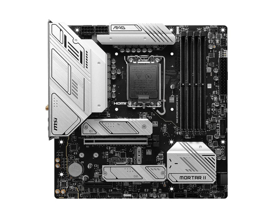 EAN 4711377140119 - MSI MAG B760M MORTAR WIFI II Intel B760 LGA 1700 micro ATX imagen 1