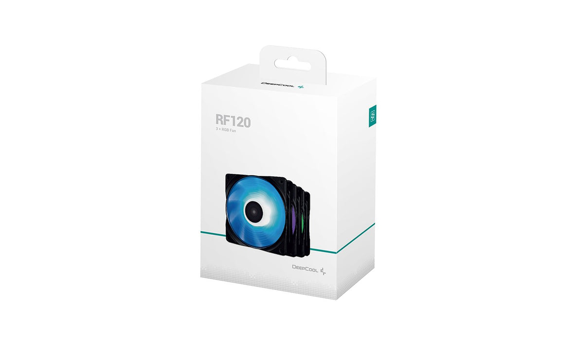 EAN 6933412710271 - DeepCool RF120-3in1 Carcasa del ordenador Ventilador 12 cm Negro 3 pieza(s) imagen 12