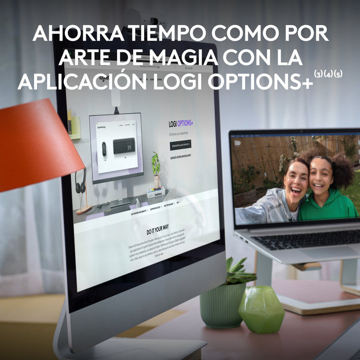 EAN 5099206119222 - Logitech 920-012486 teclado Ratón incluido Oficina RF Wireless + Bluetooth QWERTY Español Grafito imagen 9