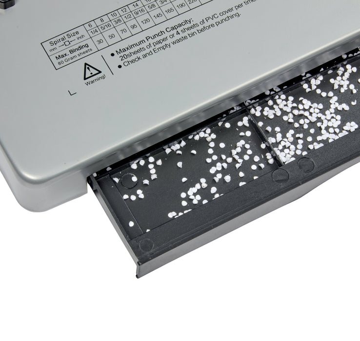 EAN 5028252643405 - GBC 4410057 máquina de encuadernación Máquina de encuadernación en espiral 450 hojas Plata imagen 4