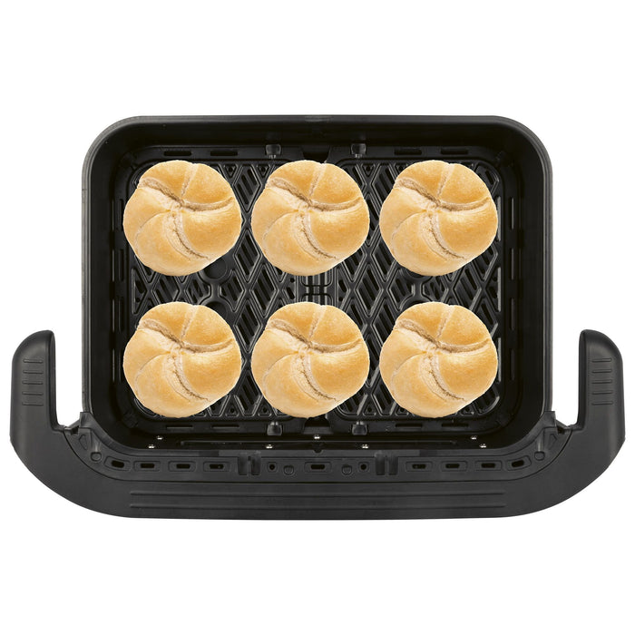 EAN 4006160013139 - ProfiCook PC-FR 1313 H Doble 10 L Independiente 2400 W Freidora de aire caliente Negro, Acero inoxidable imagen 8