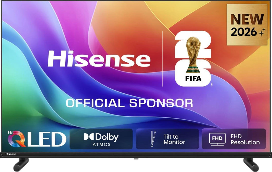 100,0cm 40" (1920x1080) Hisense 40a59s Smart Tv Fhd Hi-Qled 9,5ms 60hz Hdmi Usb Lan Hdr Vesa Wifi Black