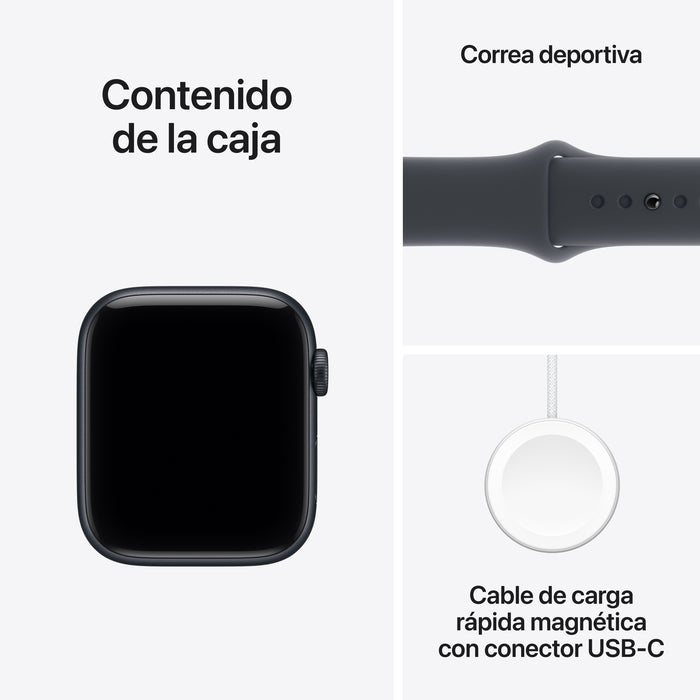 EAN 0195950388534 - Apple Watch SE (3nd generation) OLED 44 mm Digital 368 x 448 Pixeles Pantalla táctil Negro Wifi GPS (saté imagen 8