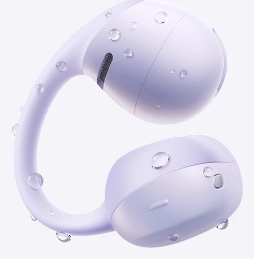 Auriculares Shokz Opendots Air Púrpura Inalámbricos Open-Ear Con Clip