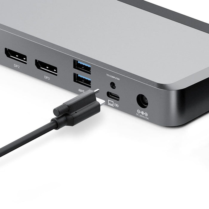 EAN 9350784023827 - ALOGIC DX3 Alámbrico USB 3.2 Gen 1 (3.1 Gen 1) Type-C Negro, Gris imagen 4