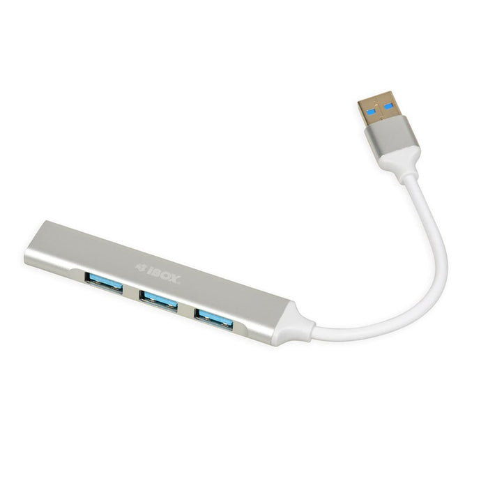 EAN 5903968680312 - iBox IUH3FAS hub de interfaz USB 3.2 Gen 1 (3.1 Gen 1) Type-A 5000 Mbit/s Blanco imagen 2