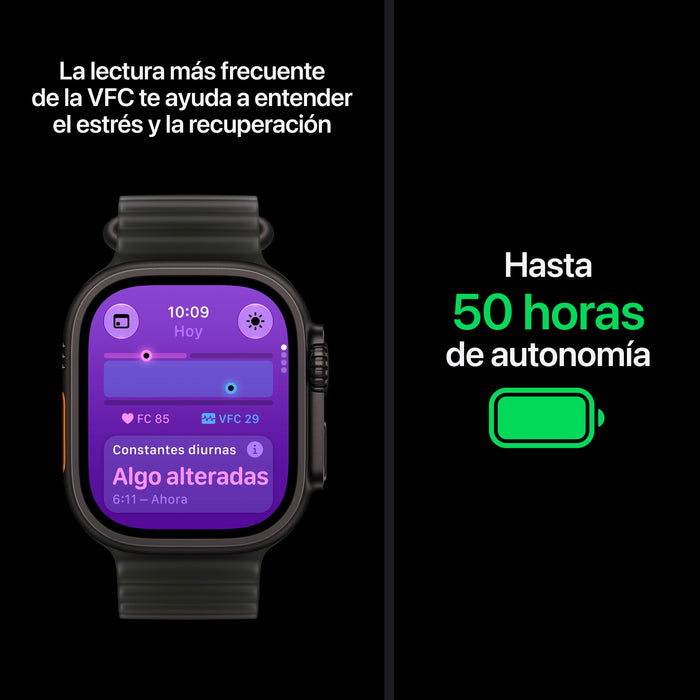 Apple Watch Ultra 4 (2026) Gps+Cel 49mm Caja De Titanio Natural Correa Trail Loop Arena Talla S M Siri Ai