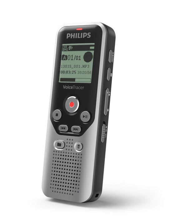 EAN 0855971006328 - Philips DVT1250 dictáfono Memoria interna y tarjeta de memoria Negro, Gris imagen 3