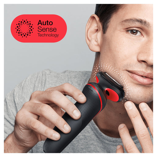 EAN 4210201430865 - Braun Series 5 50-R1000s Máquina de afeitar de láminas Negro, Rojo imagen 2