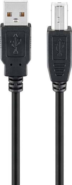 Goobay Usb 2.0 Hi-Speed Cable 5 M, Schwarz Usb 2.0-Stecker (Typ A) > Usb 2.0-Stecker (Typ B)