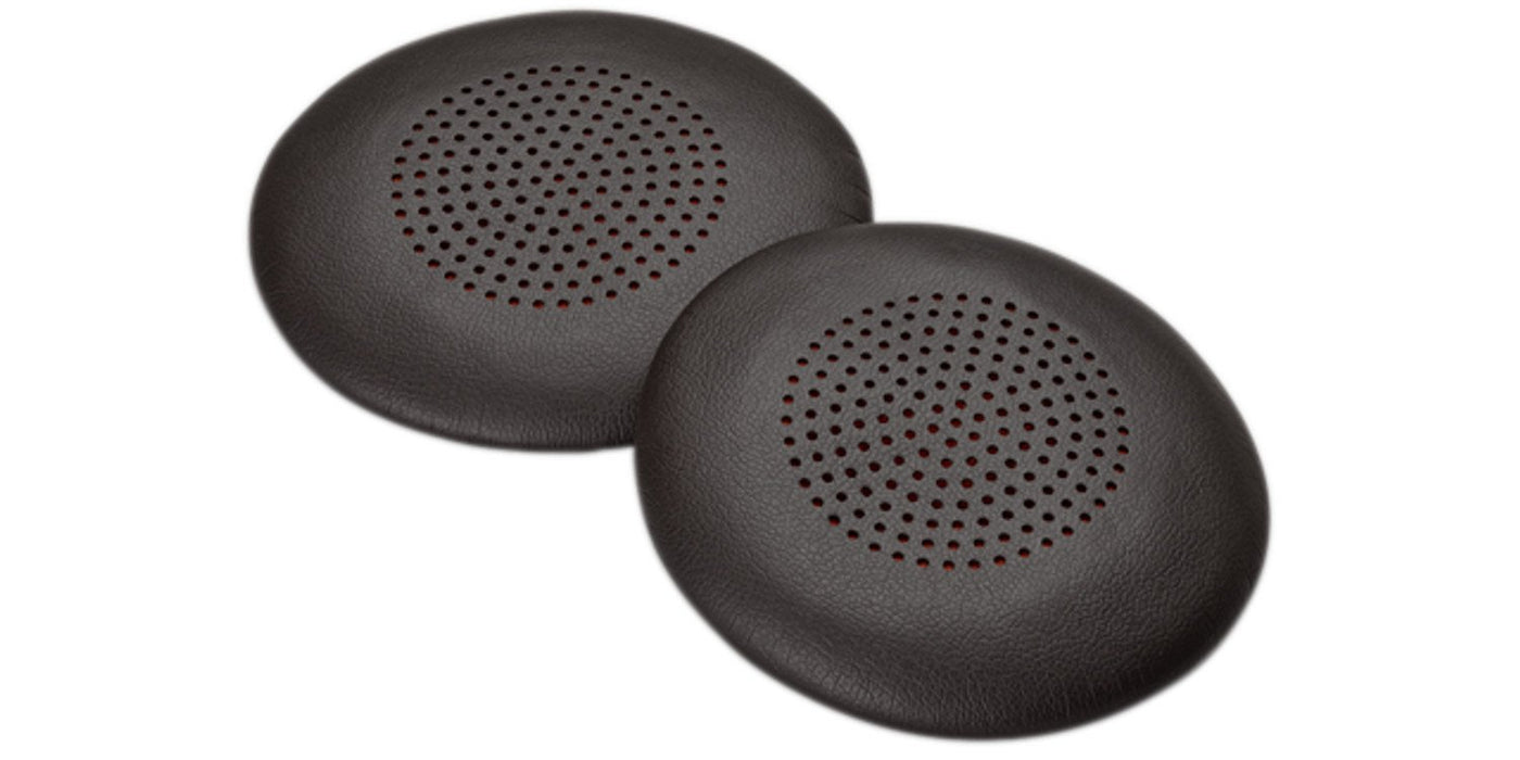 EAN 0197497574463 - HP Poly Blackwire 5000 Leatherette Ear Cushions (2 Pieces) Juego de fundas protectoras desechables imagen 1