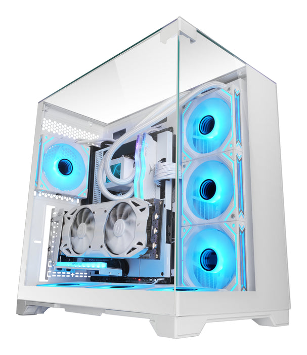 EAN 8435693109624 - Mars Gaming MCVISIONW carcasa de ordenador Midi Tower Blanco imagen 3