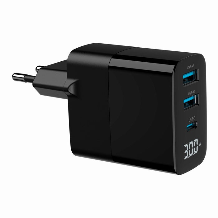 EAN 8716309129626 - Gembird TA-UC-PDQC30LCD-BK-02 cargador de dispositivo móvil Universal Negro Corriente alterna Carga rápid imagen 2