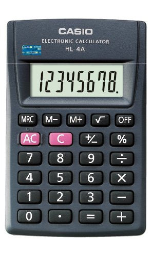 EAN 4549526612527 - Casio HL-4A calculadora Bolsillo Calculadora básica imagen 1