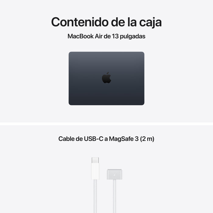 Apple Macbook Air 13,6' M5 10-Core Cpu 16gb 512gb Ssd 8-Core Gpu Medianoche