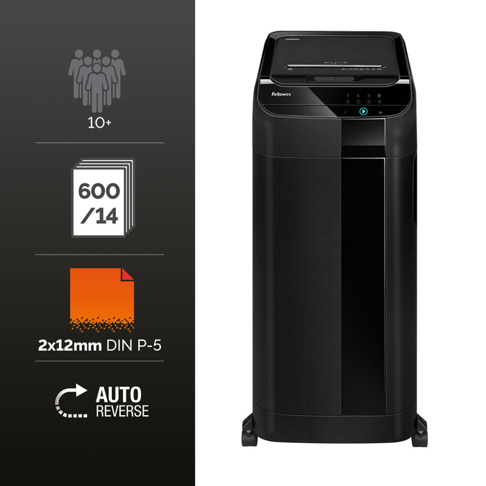 EAN 0043859747719 - Fellowes AutoMax 600M triturador de papel Microcorte 60 dB 23 cm Negro imagen 5