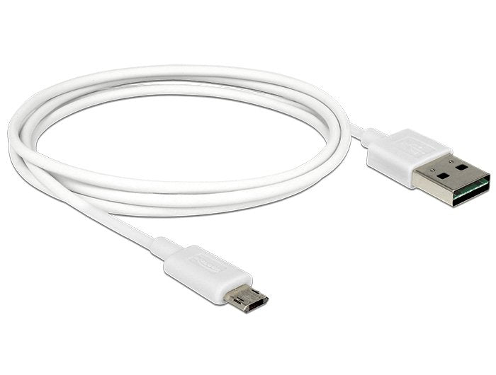 Delock Cable Easy Usb 2.0-A > Easy Micro-B Macho/Macho Blanco 1 M
