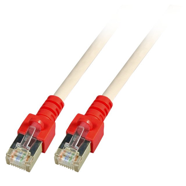 Efb Rj45 Cable De Red Cat.5e Sf Utp Pvc Tlle Rot Cca Crossed Grau 1m