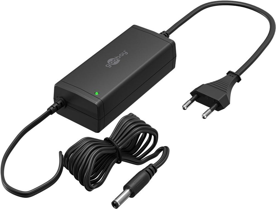 EAN 4040849649813 - Goobay 64981 adaptador e inversor de corriente Interior Negro imagen 1