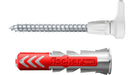 EAN 4048962459494 - Fischer 564168 tornillo de anclaje y taco 25 pieza(s) Juego de enchufes de pared y ganchos de tornillo imagen 1