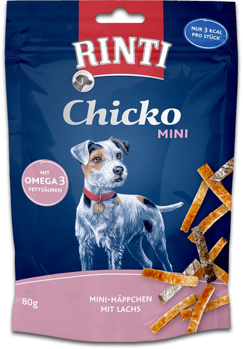 EAN 4000158914446 - RINTI 91444 premio y golosina para perro y gato Snacks Pollo, Salmón 80 g imagen 1