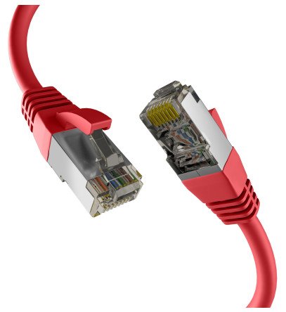 EAN 4049759291372 - EFB Elektronik EC020200289 cable de red Rojo 0,5 m Cat8.1 S/FTP (S-STP) imagen 1