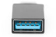 EAN 4016032370802 - Digitus AK-300506-000-S cambiador de género para cable USB C USB A Negro imagen 7