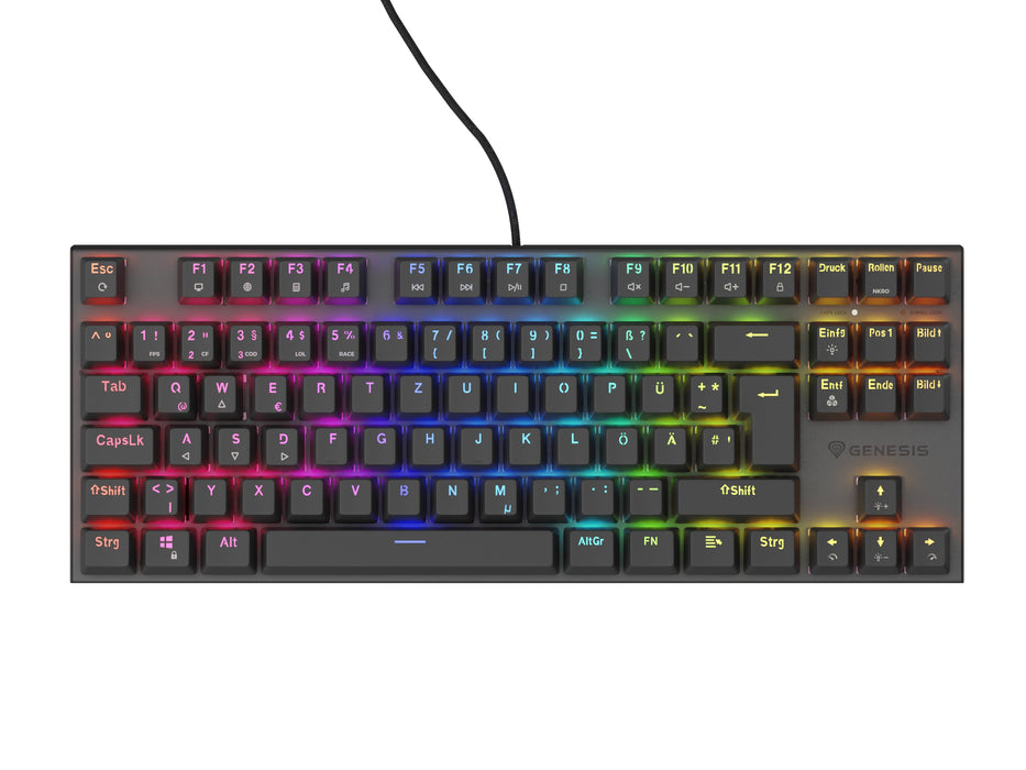 EAN 5901969432992 - GENESIS NKG-1886 teclado Juego USB QWERTZ Alemán Negro imagen 4