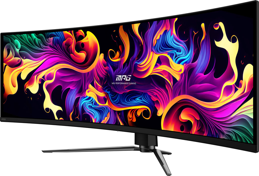 Monitor Msi Mpg 491cqp Qd-Oled  (49") 5120 X 1440 Pixeles Dqhd Qdoled Negro