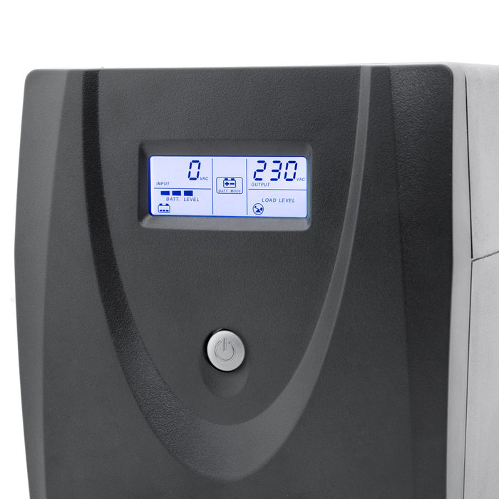 EAN 8437012429284 - CoolBox Guardian 3 LCD 1200VA sistema de alimentación ininterrumpida (UPS) Línea interactiva 1,2 kVA 4 sa imagen 3