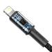 EAN 6953156231948 - Baseus CATLGD-A01 cable de conector Lightning 2 m Negro imagen 4