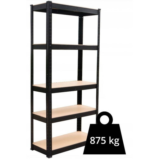 EAN 5902838469880 - Topeshop REGAŁ P9030 CZARNY soporte para almacenar herramientas de jardín Independiente Acero galvanizado imagen 2