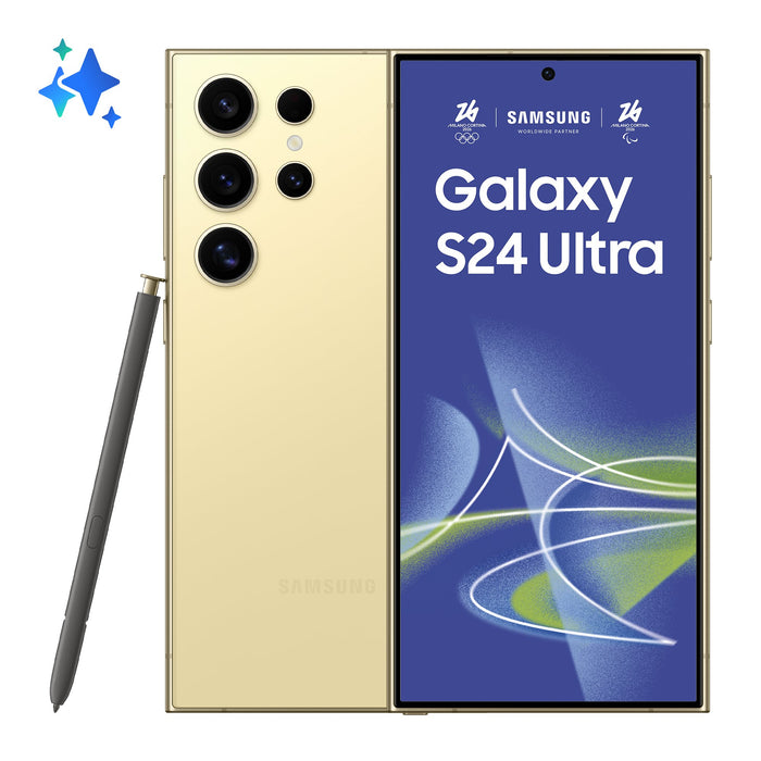 EAN 8806095308708 - Samsung Galaxy S24 Ultra 17,3 cm (6.8") SIM doble 5G USB Tipo C 12 GB 512 GB 5000 mAh Titanio, Amarillo imagen 1