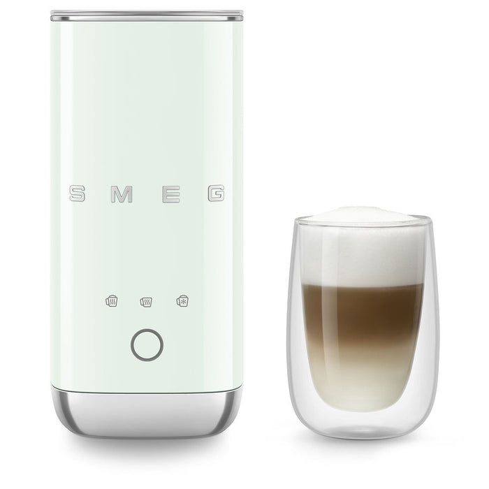 Smeg Milchaufschäumer Mff02pgeu, 3 Funktionen, Antihaft, 500w, Hellgrün