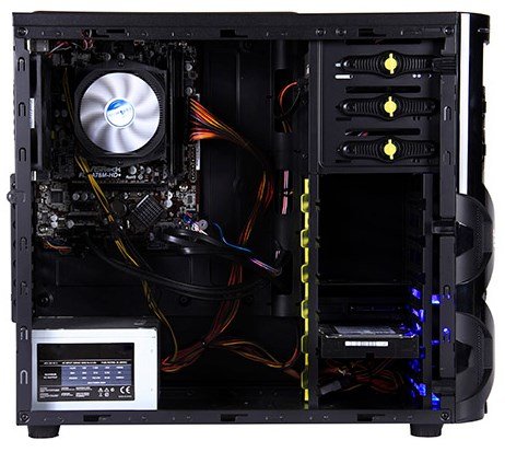EAN 0642968297216 - PureGaming Student AMD A4 A4-6300 8 GB DDR3-SDRAM 1 TB Unidad de disco duro AMD Radeon HD 8370D Midi Towe imagen 3