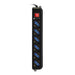 EAN 8057685300415 - Techly IUPS-PCP-6V base múltiple 1,5 m 6 salidas AC Negro imagen 2