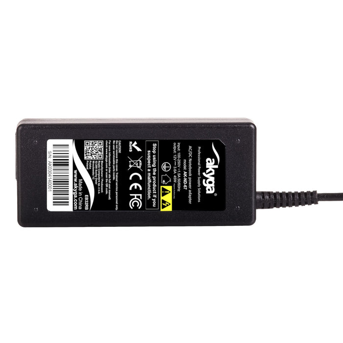 EAN 5901720135773 - Akyga AK-ND-67 adaptador e inversor de corriente Interior 45 W Negro imagen 6