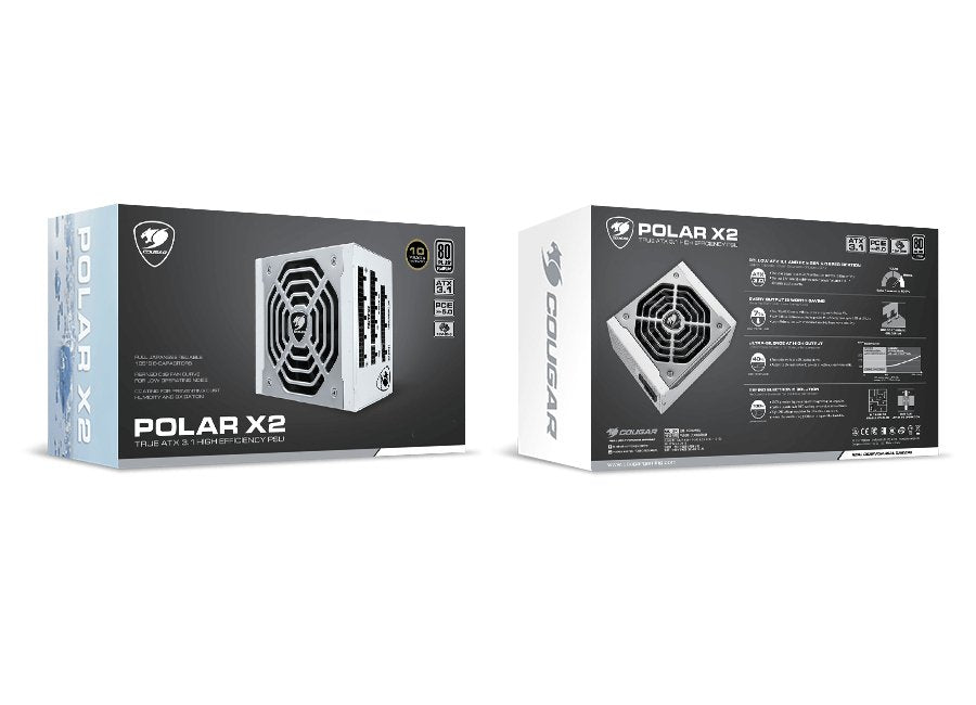 EAN 4710483775413 - COUGAR CGR-POLAR-X2-1050 unidad de fuente de alimentación 1050 W 20+4 pin ATX ATX Plata imagen 7