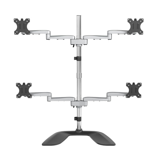EAN 65030879903 - StarTech.com ARMQUADSS soporte para monitor 81,3 cm (32") Negro, Plata imagen 1