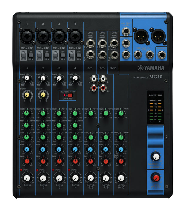 EAN 4957812547963 - Yamaha MG10 mezclador DJ 10 canales Negro imagen 1