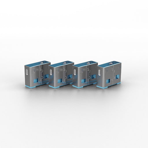 EAN 4002888404525 - Lindy 40452 bloqueador de puerto Bloqueador de puerto + clave USB tipo A Azul Acrilonitrilo butadieno est imagen 2