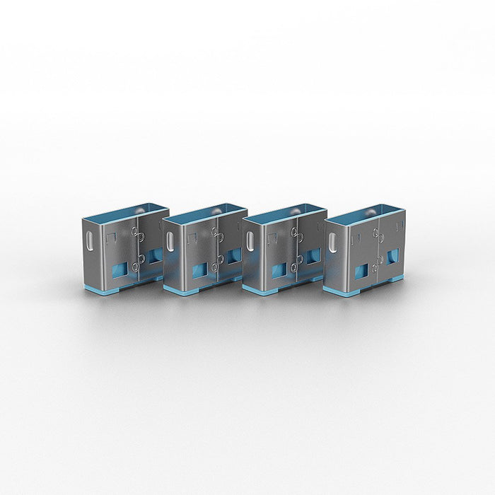 EAN 4002888404525 - Lindy 40452 bloqueador de puerto Bloqueador de puerto + clave USB tipo A Azul Acrilonitrilo butadieno est imagen 2