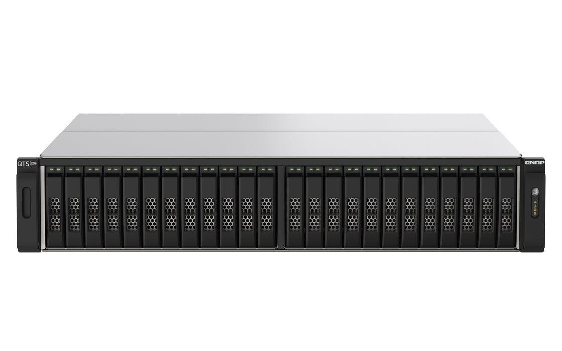 EAN 4713213518380 - QNAP TS-h2490FU NAS Bastidor (2U) EPYC 7302P 128 GB DDR4 0 TB QuTS hero Negro, Gris imagen 1